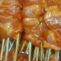 ไก่ย่างแดงสดเสียไม้10ไม้