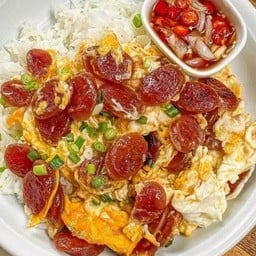 ข้าวกุนเชียงผัดไข่