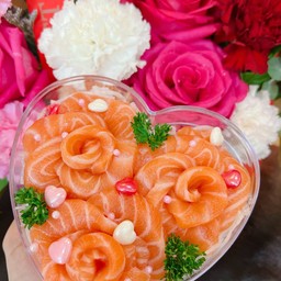 Salmon Rose Box