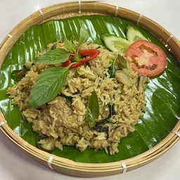 [ร้านกระด้งตามสั่ง] ข้าวผัดเขียวหวานหมู