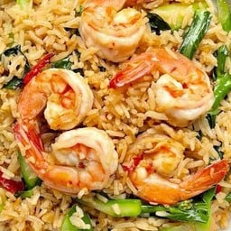 ข้าวผัดซีอิ๊วกุ้ง