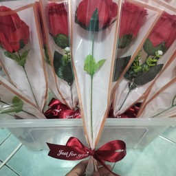 ดอกกุหลาบ 1 ดอก  #001