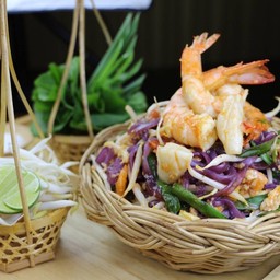 ผัดไทกุ้งสด