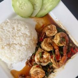 กระเพรากุ้ง