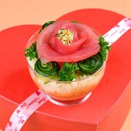 Tuna Rose Cupcake