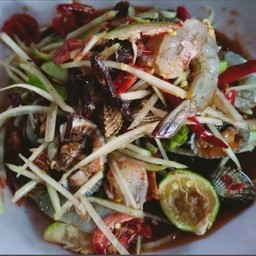 ตำหอยแครงกุ้งสดปูปลาร้า