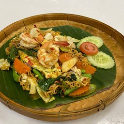 [ร้านกระด้งตามสั่ง] มาม่าขี้เมาทะเล