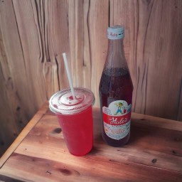 น้ำแดงเฮลบลูบอย โซดา มะนาวแท้ๆ