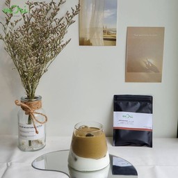 Hojicha Latte : Mori Teahouse