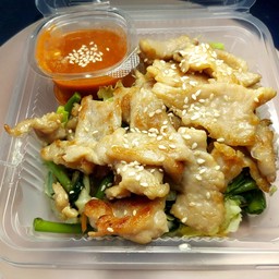 หมูกะทะย่างให้