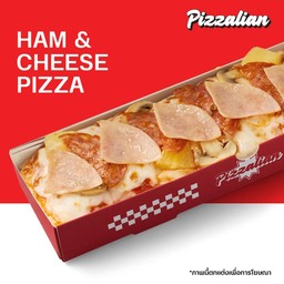 พิซซ่าหน้าแฮมและชีส