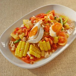 ตำข้าวโพดไข่เค็ม