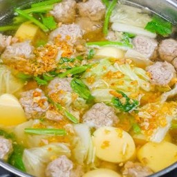 แกงจืดเต้าหู้หมูสับ