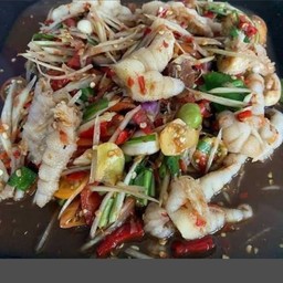 ตำปูปลาร้าเล็บมือนาง