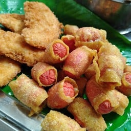 เกี๊ยวห่อใส่หรอกแดง ทอดกรอบๆ