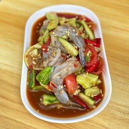 ตำแตงกุ้งสด