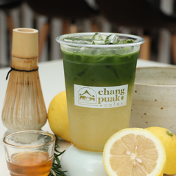 Matcha Honey Lemon Fizz