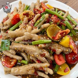 ตำตีนไก่