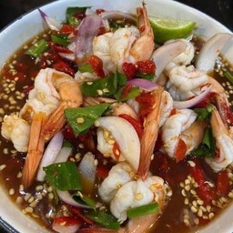 ยำกุ้งสุก(ลวกสุก)