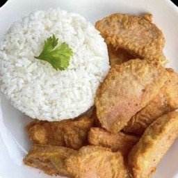 ข้าวหมูยอทอด