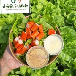 สลัดผัก ปูอัด