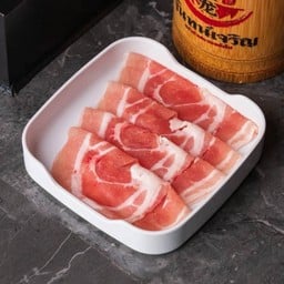 หมูสามชั้นสไลด์(ถาด)