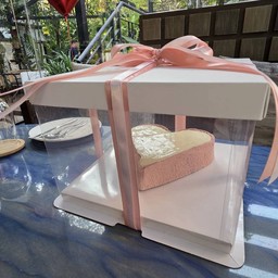 กล่องของขวัญแบบใส 4 ด้าน+พร้อมถุง