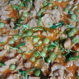 แกงพะแนงหมูเจ(โปรตีนเกษตร)