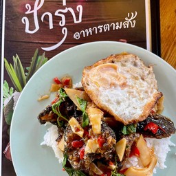 กะเพรา+หน่อไม้ดอง