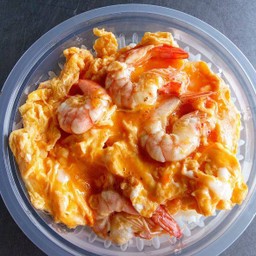 ข้าวไข่ข้นกุ้ง