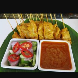 (เซตสุดคุ้ม)หมูสะเต๊ะ30ไม้+หมูสะเต๊ะ20ไม้+ขนมปัง2แผ่น