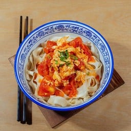 G番茄鸡蛋拌面 บะหมี่คลุกไข่ข้นมะเขือเทศ