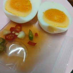 ไข่ต้ม&พริกน้ำปลา