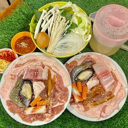 อ๋องอิ่มใหญ่  1 แถม  1  เลือกเป็นหมูกระทะหรือจุ๋มได้