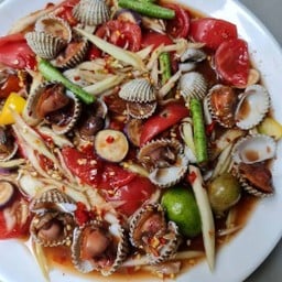 ตำหอยแครง