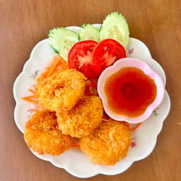 ทอดมันกุ้ง  Deep-fried Shrimp Cakes