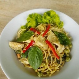 สปาเก็ตตี้เขียวหวานหมู