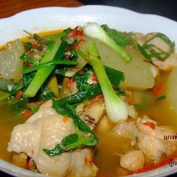 แกงไก่ใส่ฟัก