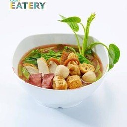 [ศาลาเเดง]  ก๋วยเตี๋ยวเย็นตาโฟทรงเครื่อง