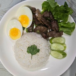 เนื้อหอม Kitchen  ข้าวซีโครงหมู ข้าวเนื้อคุ๋นรสเด็ด