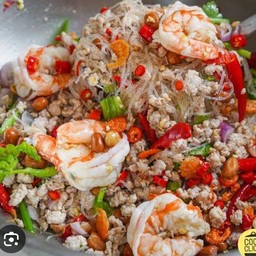 อาหารหลักยำวุ้นเส้นทะเล100