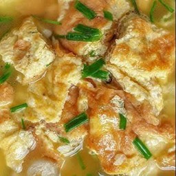 ไข่น้ำหมูสับ+ข้าวเปล่า