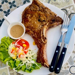 [อร่อยซ่ากับโค้ก] พอร์คชอป ขายดีตลอดกาล +  สไปรท์ ออริจินัล (กระป๋อง) 