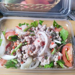 ยําวุ้นเส้นหมูสับ