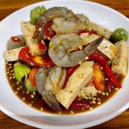 เหลากุ้งสด & หมูยอ