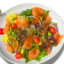 Salmon Salad  with Spicy Thai Sauce