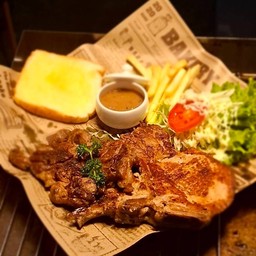 [เซตสุดฮิต] สเต็กสันคอแสนอร่อย + พอร์คชอป ขายดีตลอดกาล