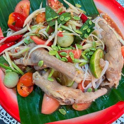 ตำตีนไก่