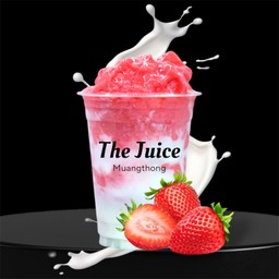 สตรอว์เบอร์รี่โยเกิร์ตปั่น