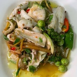 Spicy Stir Fried Fish With Termite Mushrooms